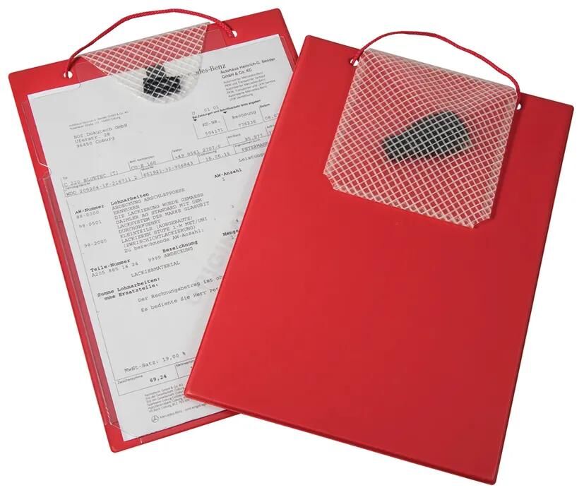 Eichner auftragstasche turbo order folder red din a 4 turbo