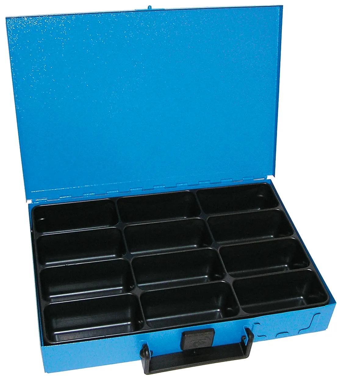 Dresselhaus sortimentkasten sort.box,complete w.inser 12-fold, uncovered