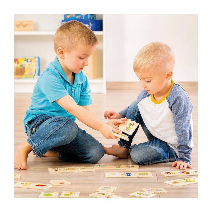 Beleduc kognitive Aktivitäten erkennen hölzernes Kinderspiel