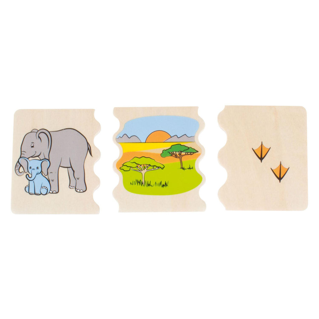 Beleduc cognito Tiermanieren erkennen hölzernes Kinderspiel
