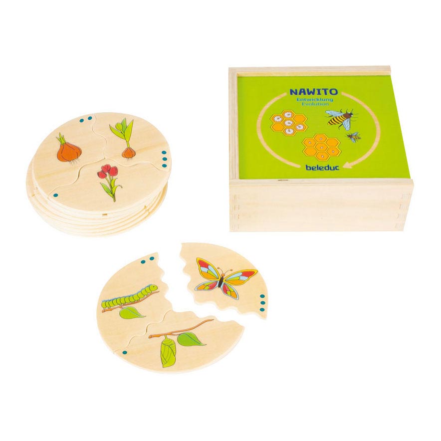 Beleduc nawito Natur Evolution Holzspiel für Kinder