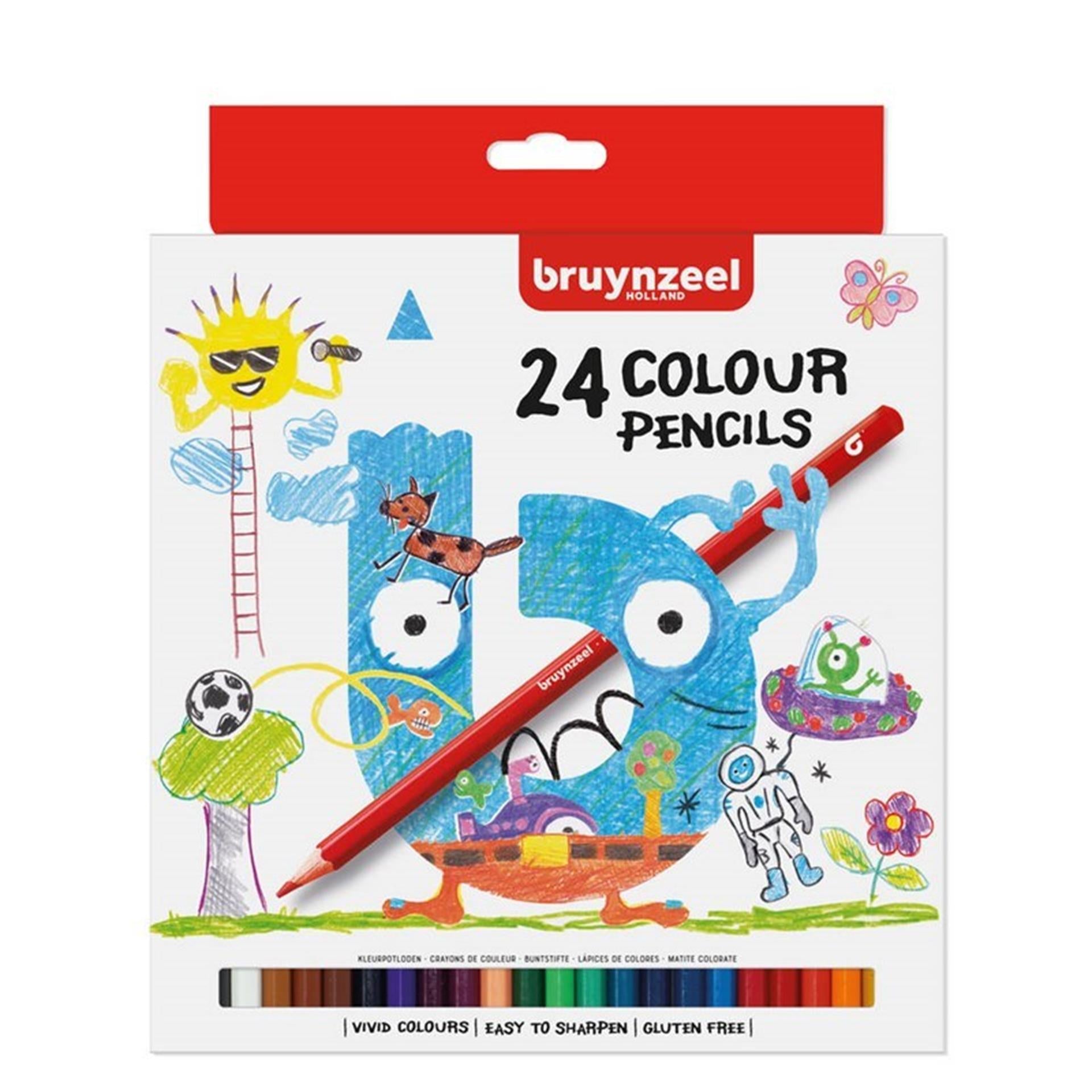Bruynzeel 24 kleurpotloden lang