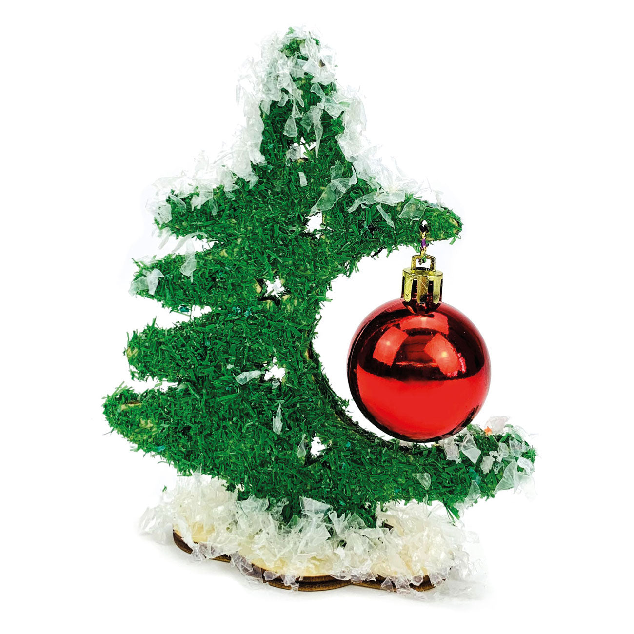 Beleduc Weihnachtsbaum aus Holz mit Weihnachtskugel