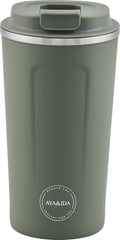 Aya ida aya ida - cup2go - thermosbeker - koffiebeker - coffee to go - reisbeker - meenemen - 500ml - tropical green