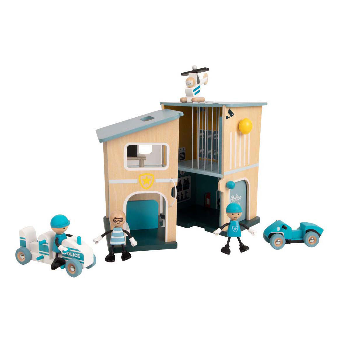 Klassische Welt – Polizeistation aus Holz