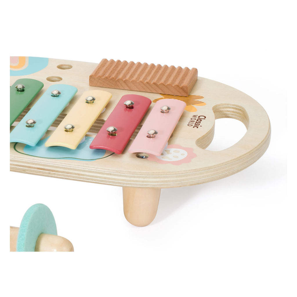 Klassisches Musikinstrumentenset aus Holz, Iris