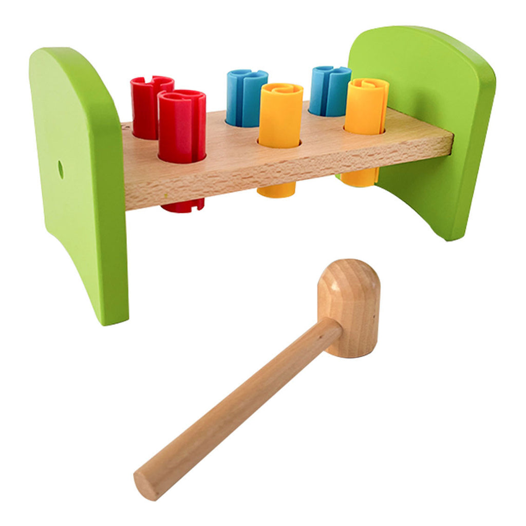 Klassische Hammerbank aus Holz, 8-teilig.