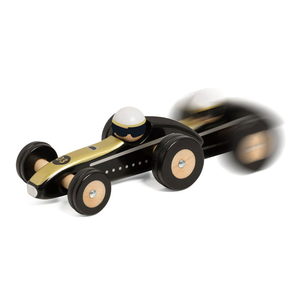 Klassisches Holzspielzeugauto Indianapolis