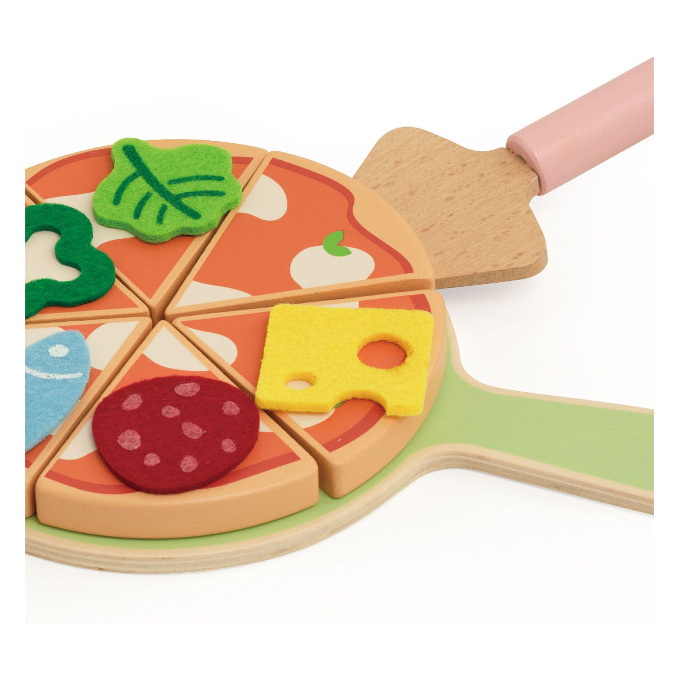 Classic world houten pizzaoven speelset, 7dlg.