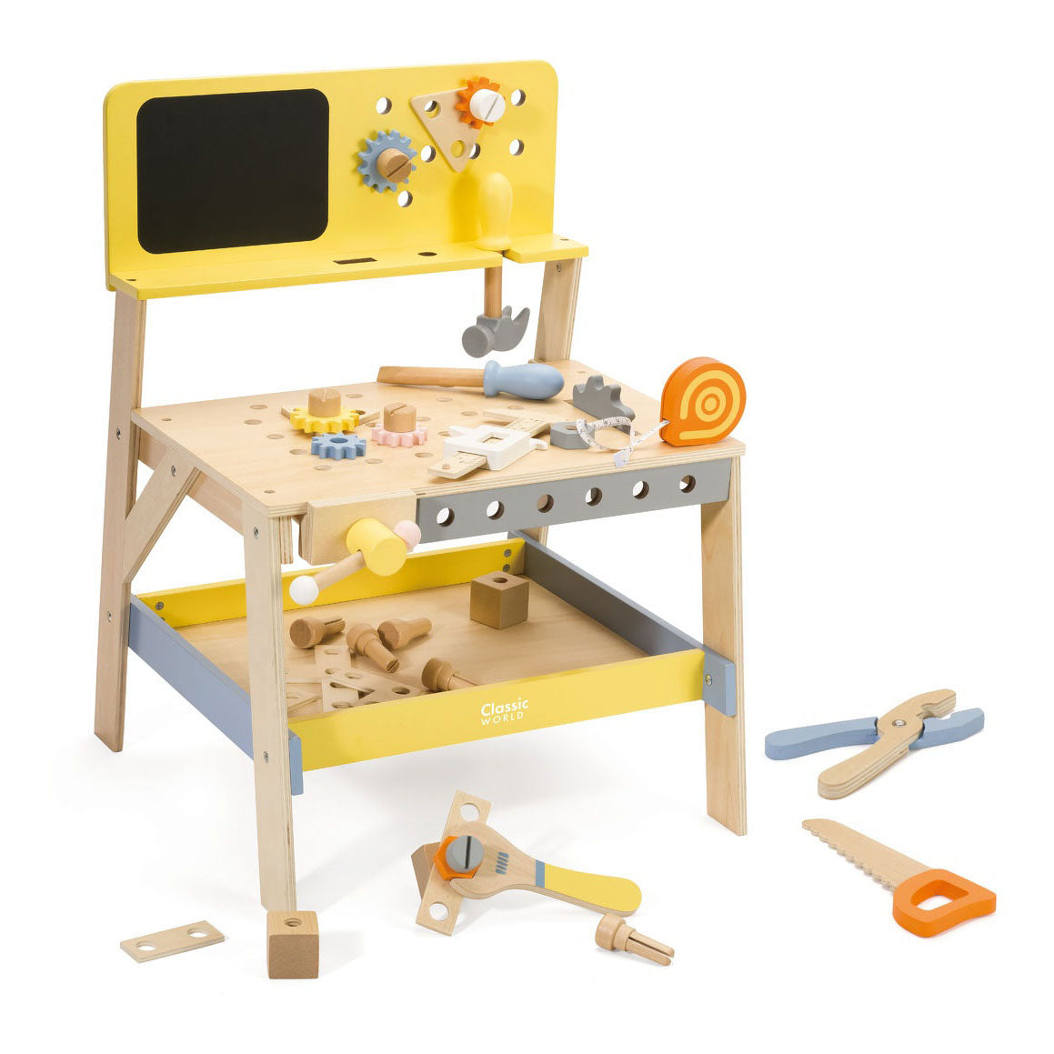 Klassische Welt -Holz -Werkbank Modern, 42-tlg.
