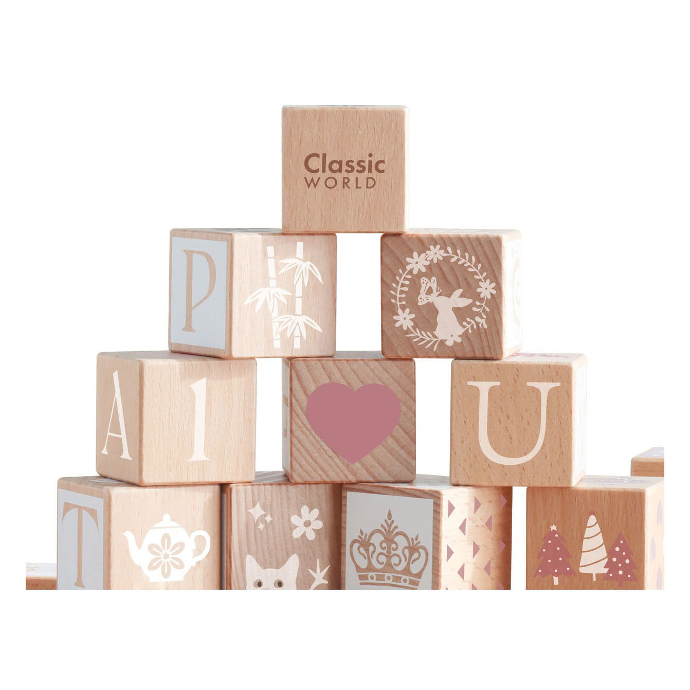 Classic world houten iris blokken, 29dlg.