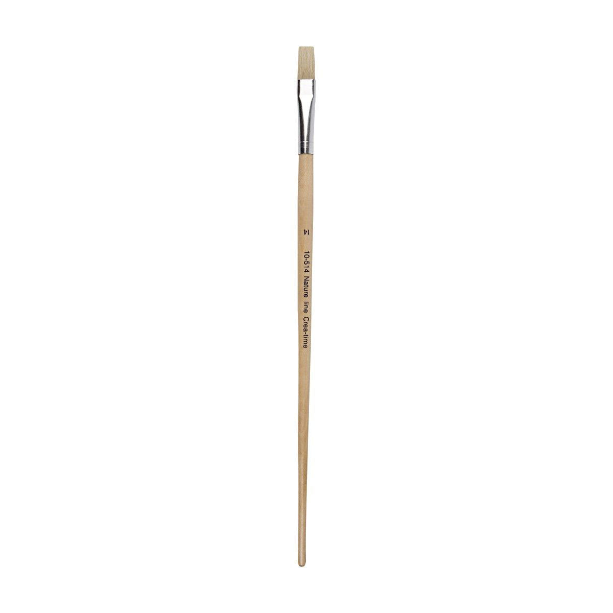 Creativ company nature line kwasten, afm 14, l: 32 cm, b: 12 mm, lange steel, 12 stuk 1 doos
