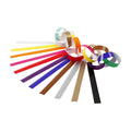 Girlandenstreifen der Firma Creativ Company, Länge: 16 cm, Breite: 15 mm, verschiedene Farben, 2400 Stück pro Karton