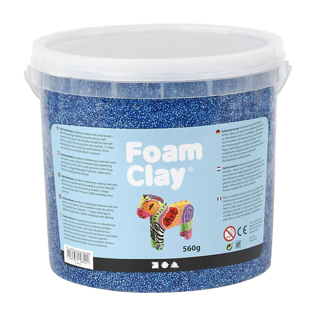 Schaumknete – blau, 560 g