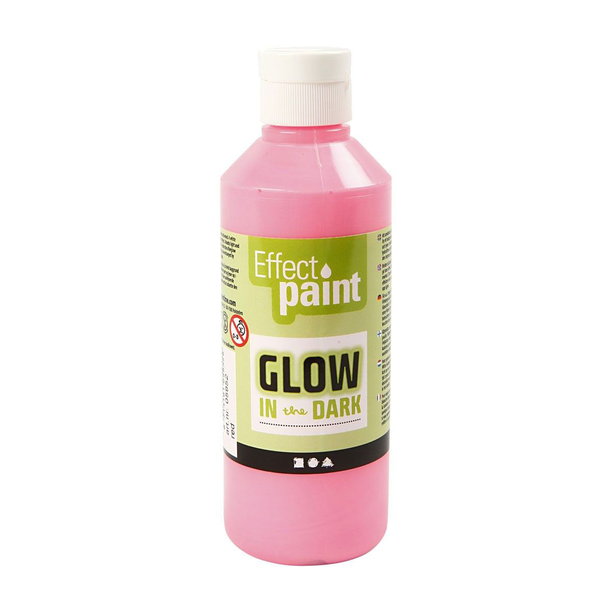 Creativ Company Leuchtfarbe – Hellrot, 250 ml
