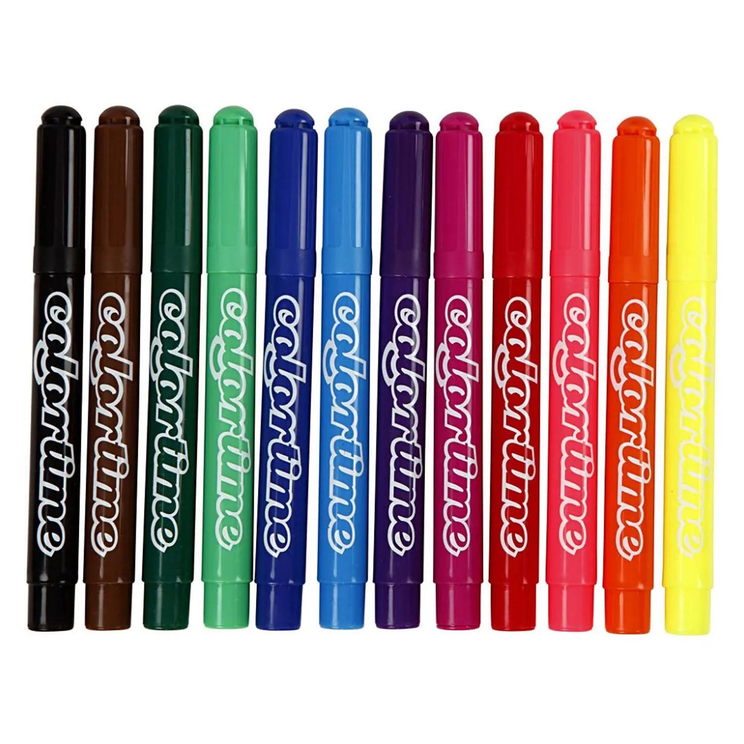 Creativ Company Großpackung mit 12x24 farbigen Jumbo-Markern