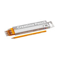 Creativ Company Schulbleistifte, Länge: 17,5 cm, Breite: 7 mm, Minenstärke: 2 mm, 12 Stück pro Packung