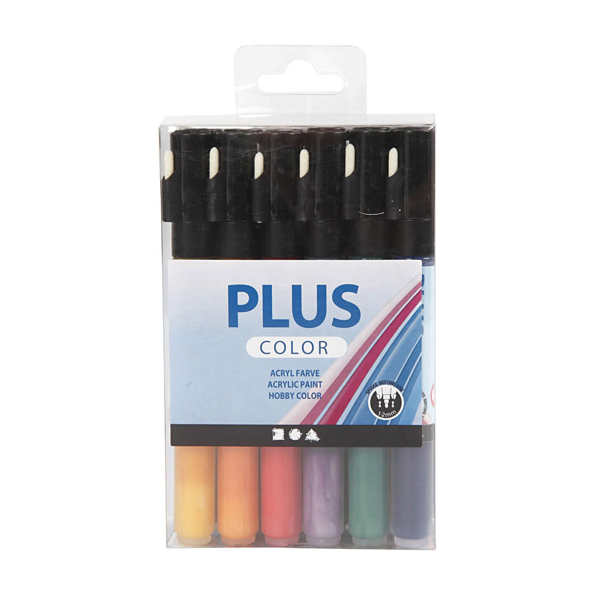 Creativ Company Plus Acrylfarbmarker, 18 Stück.