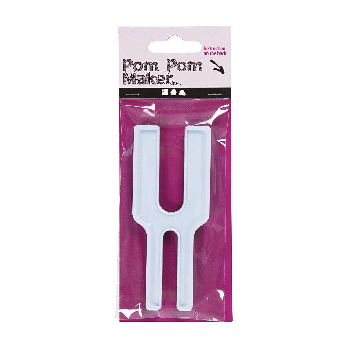 Creativ company https: www.cchobby.nl pom-pom-maker-gereedschap-l-12-cm-b-5-cm-1-stuk