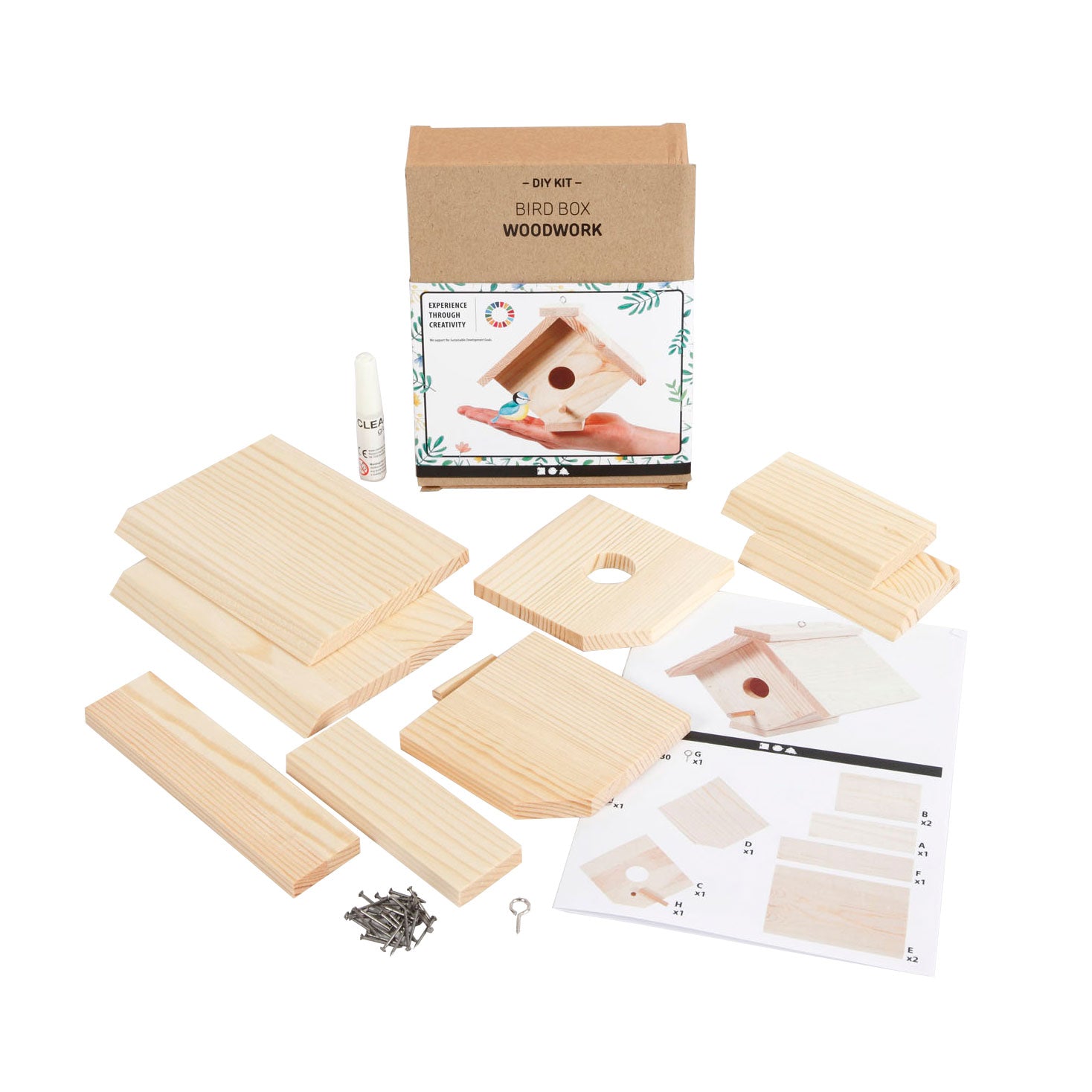 Kreative Firma: Vogelhaus aus Holz