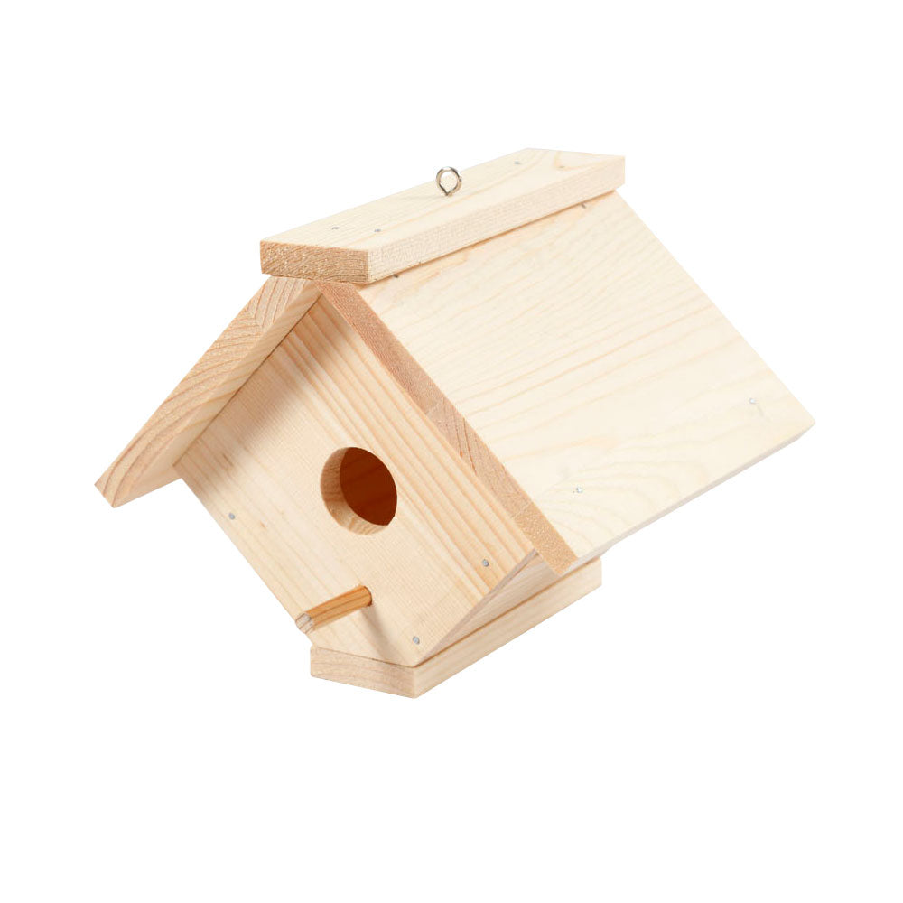 Kreative Firma: Vogelhaus aus Holz