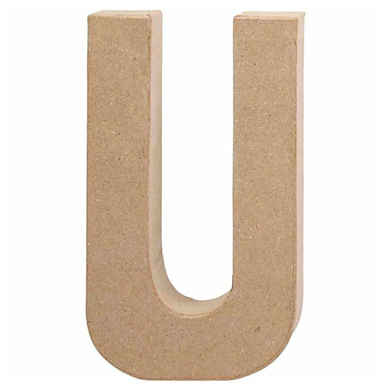 Creativ Company Brief aus Pappmaché – u, 20,5 cm