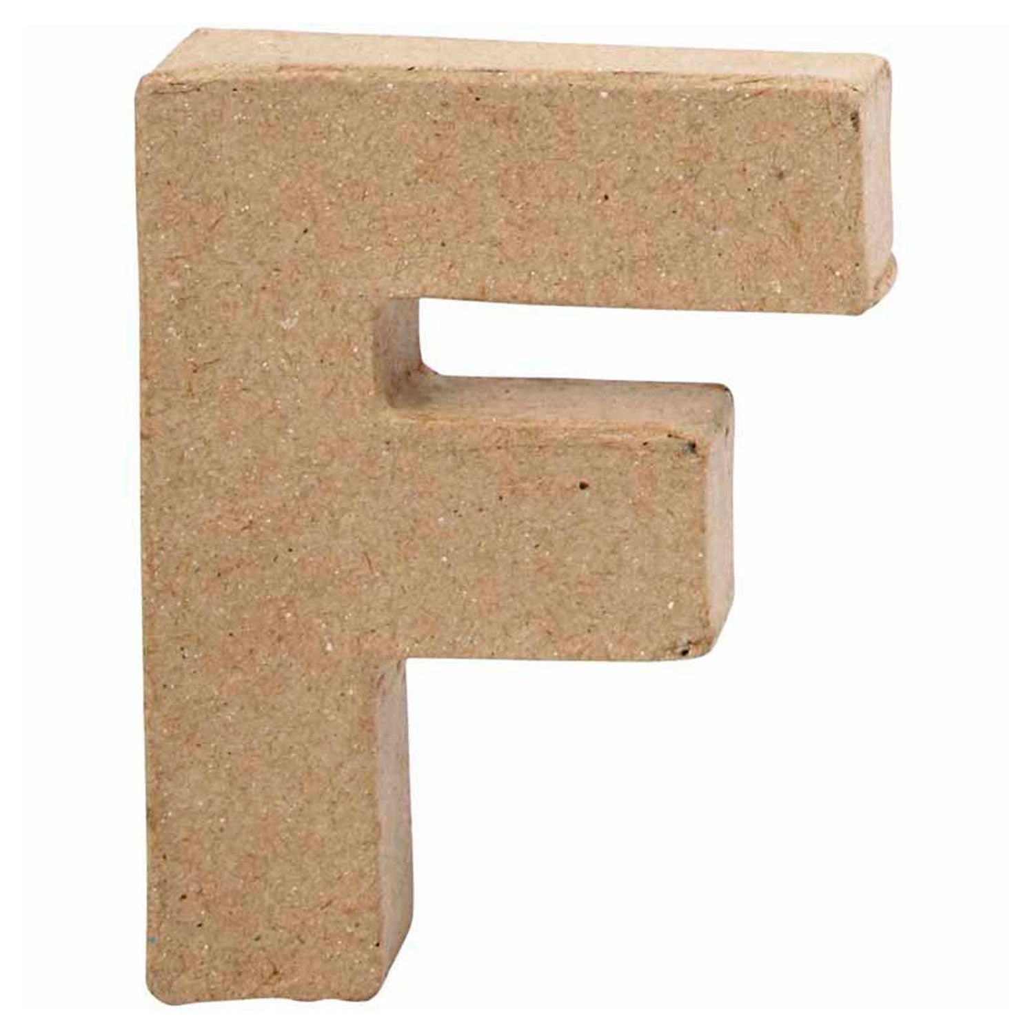 Creativ Company Buchstabe Pappmaché - f, 10cm