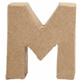 Creativ Company Buchstabe Pappmaché - m, 10cm