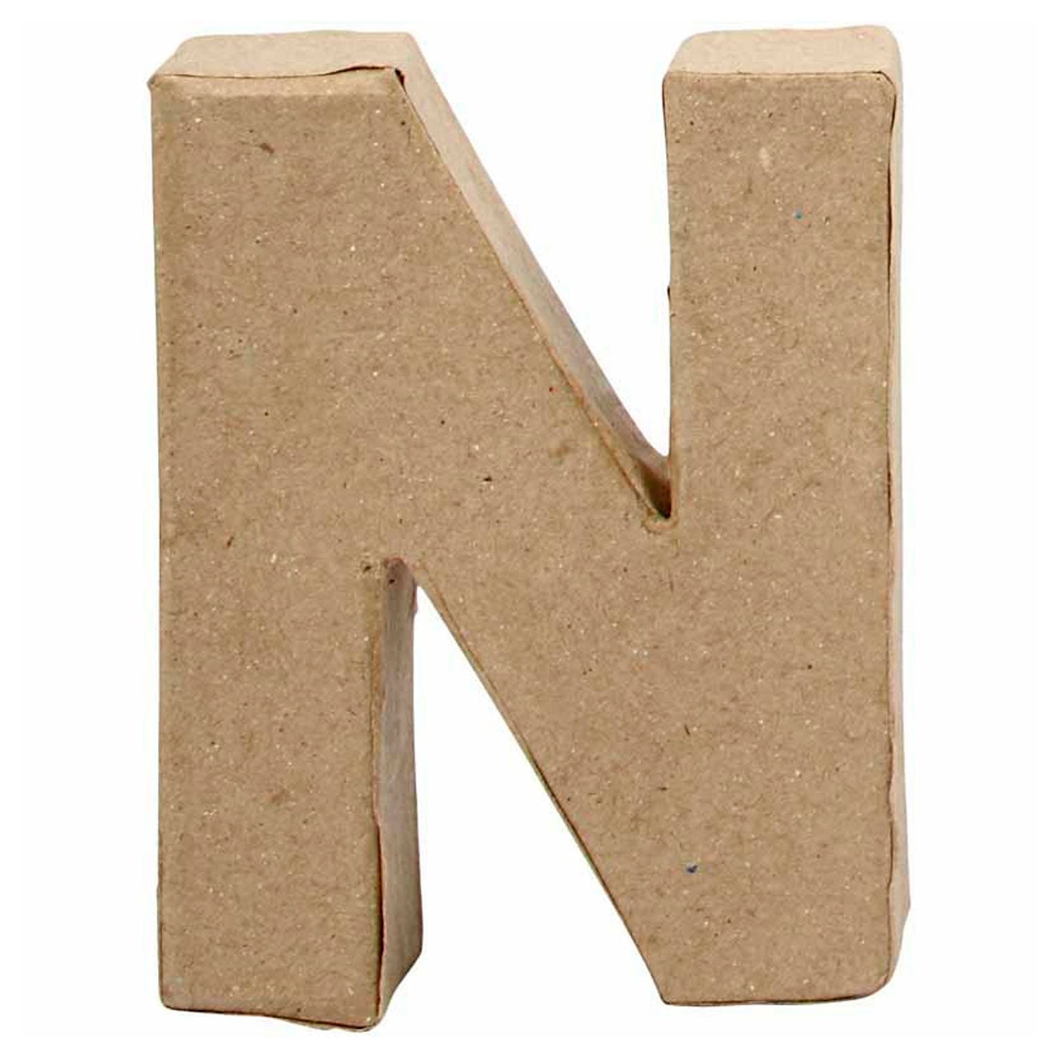 Creativ Company Buchstabe Pappmaché - n, 10cm