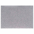 Creativ company opstrijkfolie glitter zilver, a5