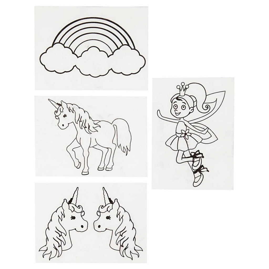 Creativ company https: www.cchobby.nl vellen-krimpfolie-met-motieven-unicorn-vel-10-5x14-5-cm-dikte-0-3-mm-mat-transparant-4-vel-1-doos