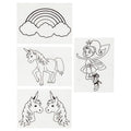 Creativ company https: www.cchobby.nl vellen-krimpfolie-met-motieven-unicorn-vel-10-5x14-5-cm-dikte-0-3-mm-mat-transparant-4-vel-1-doos