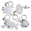 Creativ company https: www.cchobby.nl figuren-van-textiel-met-sleutelhanger-afm-4-8-cm-wit-4-stuk-1-doos