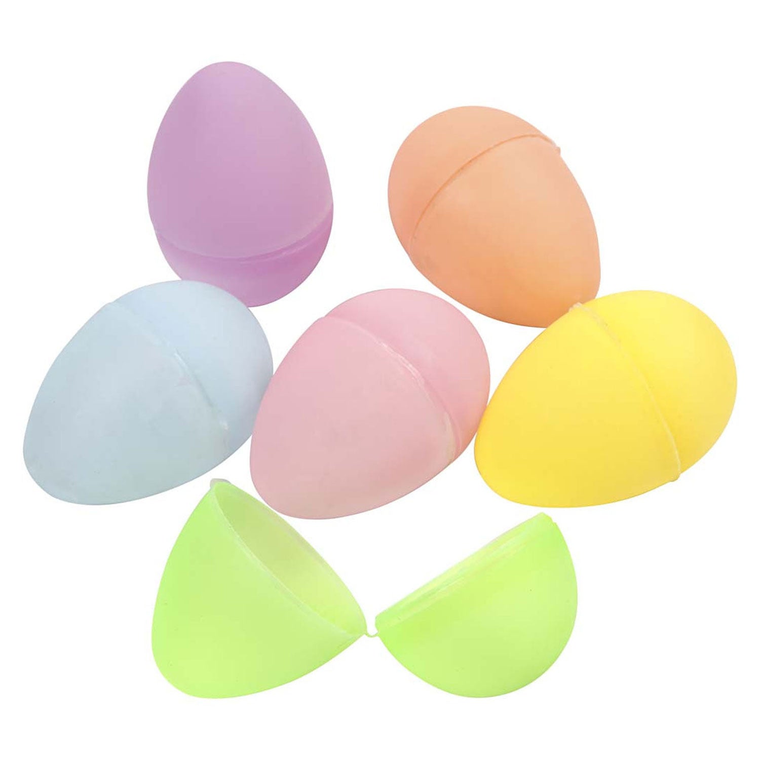 Creativ Company Plastikeier, farbig, 24 Stück, 4,5 cm