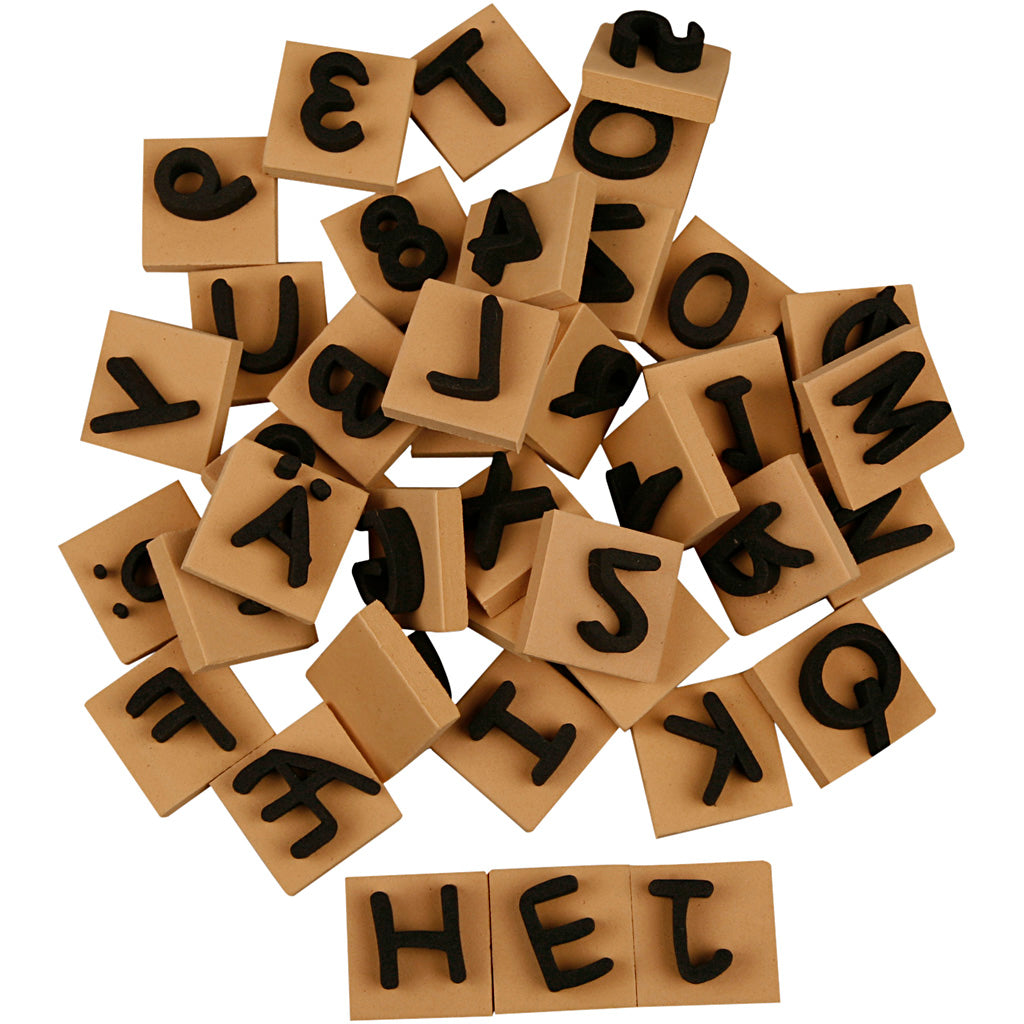 Creativ Company Schaumstoffstempelset, 42-teilig.