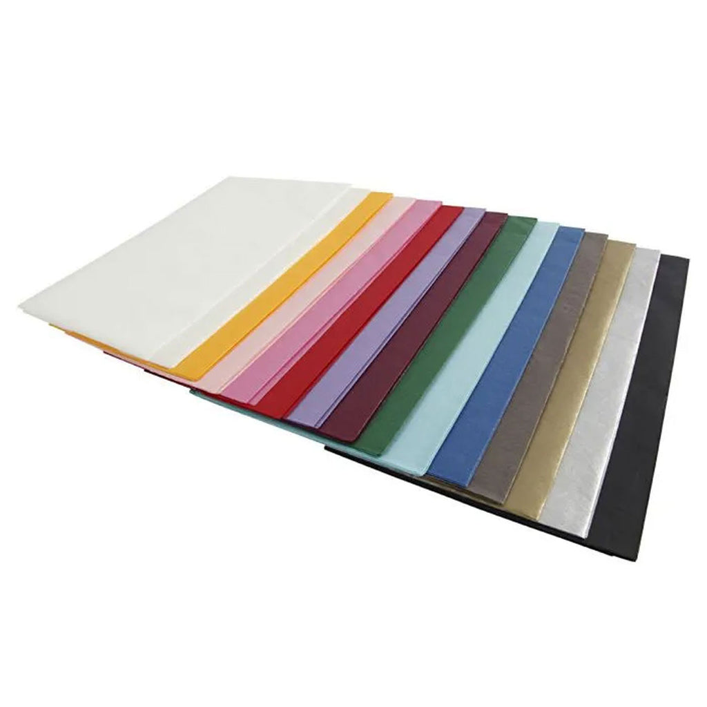 Creativ Company Seidenpapier, Blattgröße 50 x 70 cm, 17 g, verschiedene Farben, 15 x 2 Blatt, 30 Blatt pro Packung