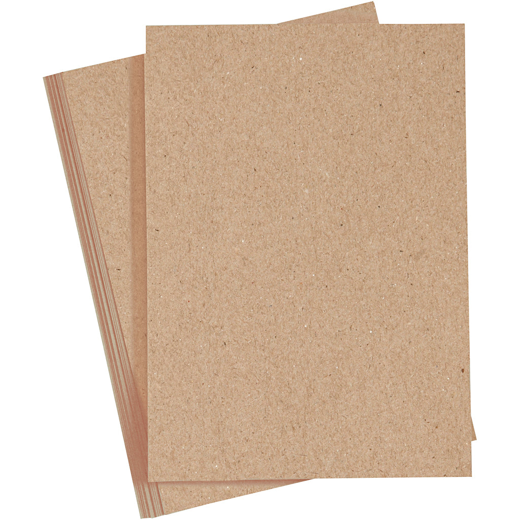 Creativ company papier, a4, vel 210x297 mm, 120 gr, naturel, 20 stuk 1 doos