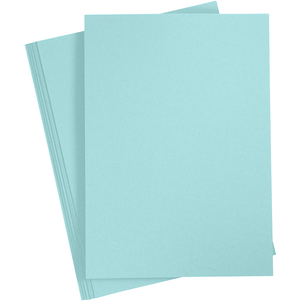 Creativ Company Papier, A4, Blattgröße 210 x 297 mm, 80 g/m², hellblau, 20 Blatt, 1 Karton