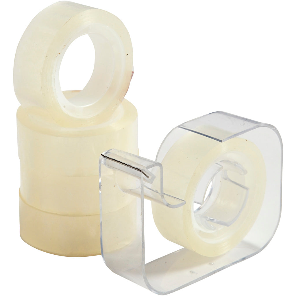Klebeband der Firma Creativ mit Abroller, Breite: 15 mm, 1 Set
