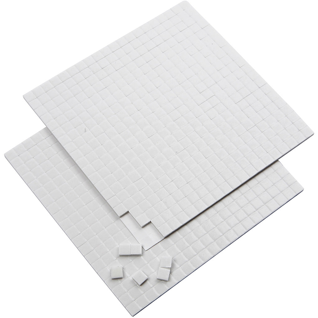 Creativ company https: www.cchobby.nl 3d-foam-pads-afm-5x5-mm-dikte-2-mm-wit-2x400-stuk-2-vel-1-doos