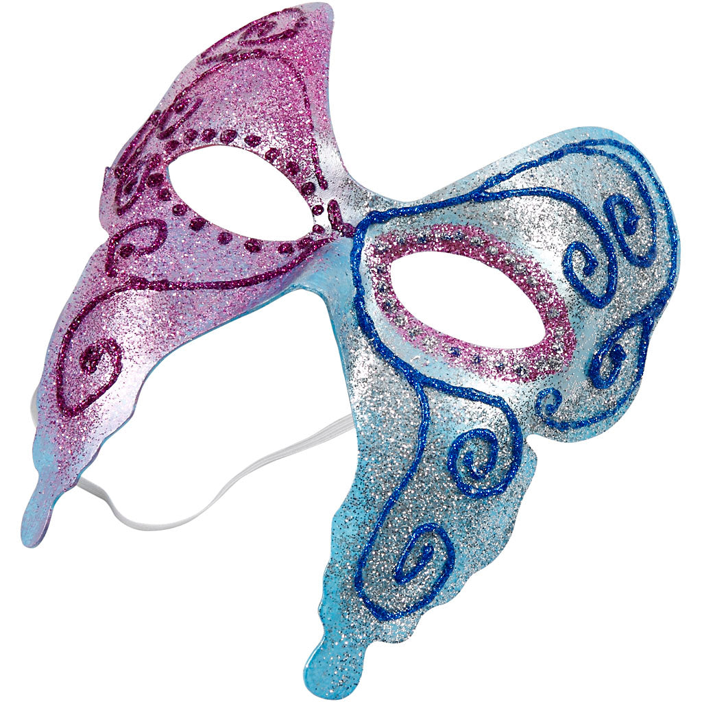 Creativ Company Masken weiß, 12 Stück.