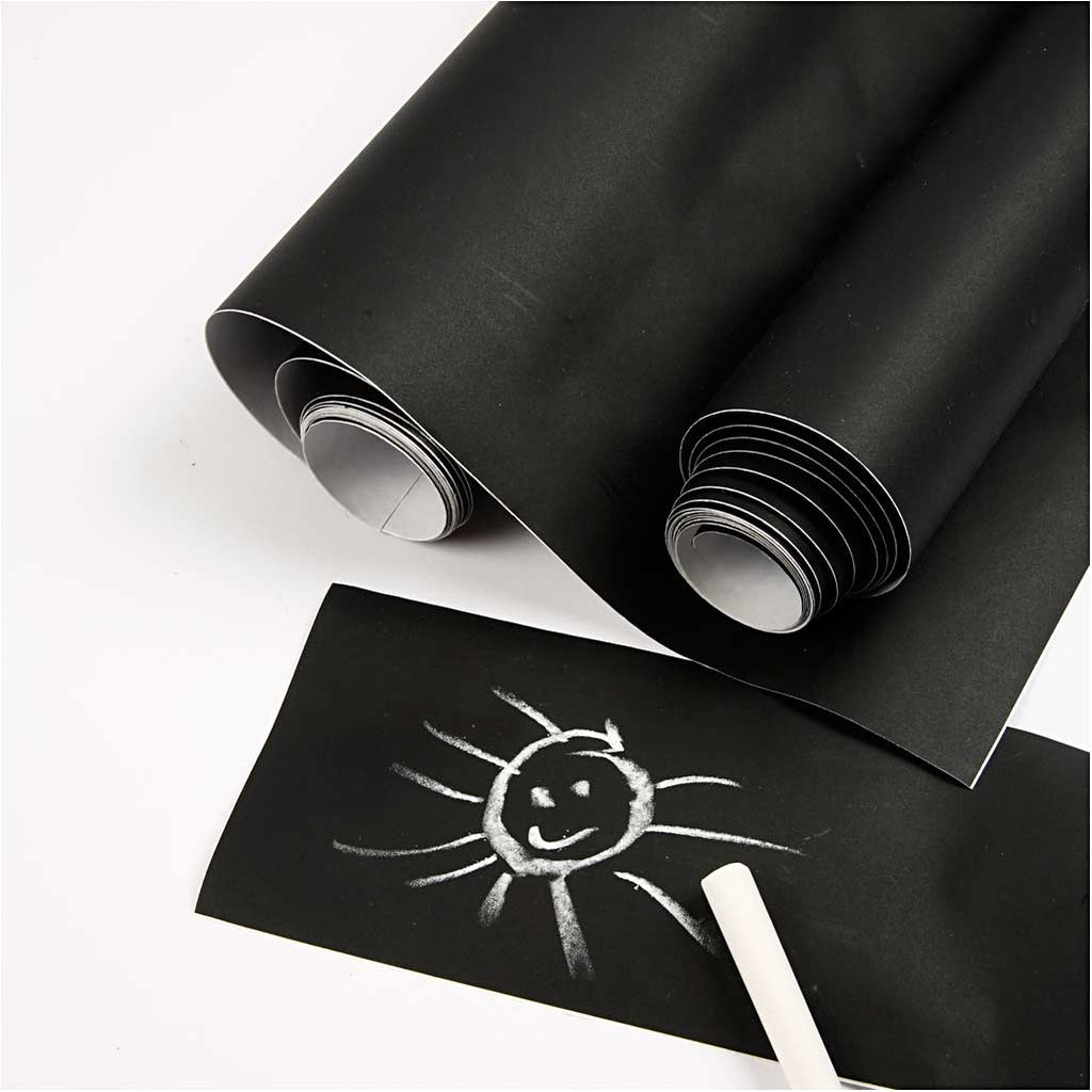 Creativ Company Tafelfolie schwarz, 2 m