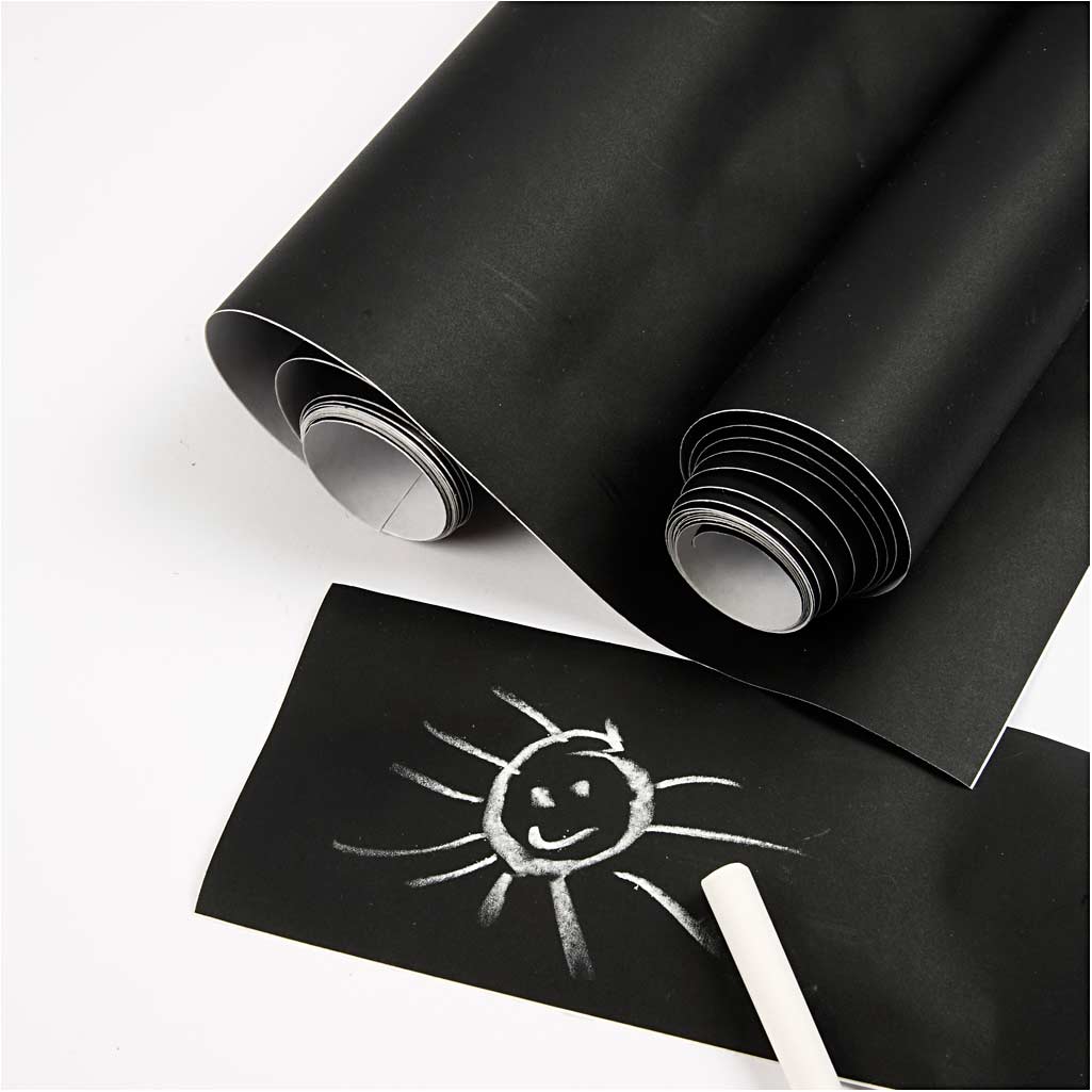 Creativ Company Tafelfolie schwarz, 2 m