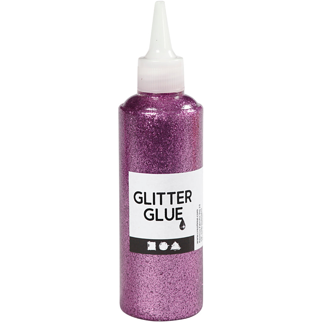 Creativ Company Glitzerkleber Lila, 118 ml