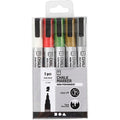 Creativ Company Kreidemarker in Metallicfarben, 5 Stück.