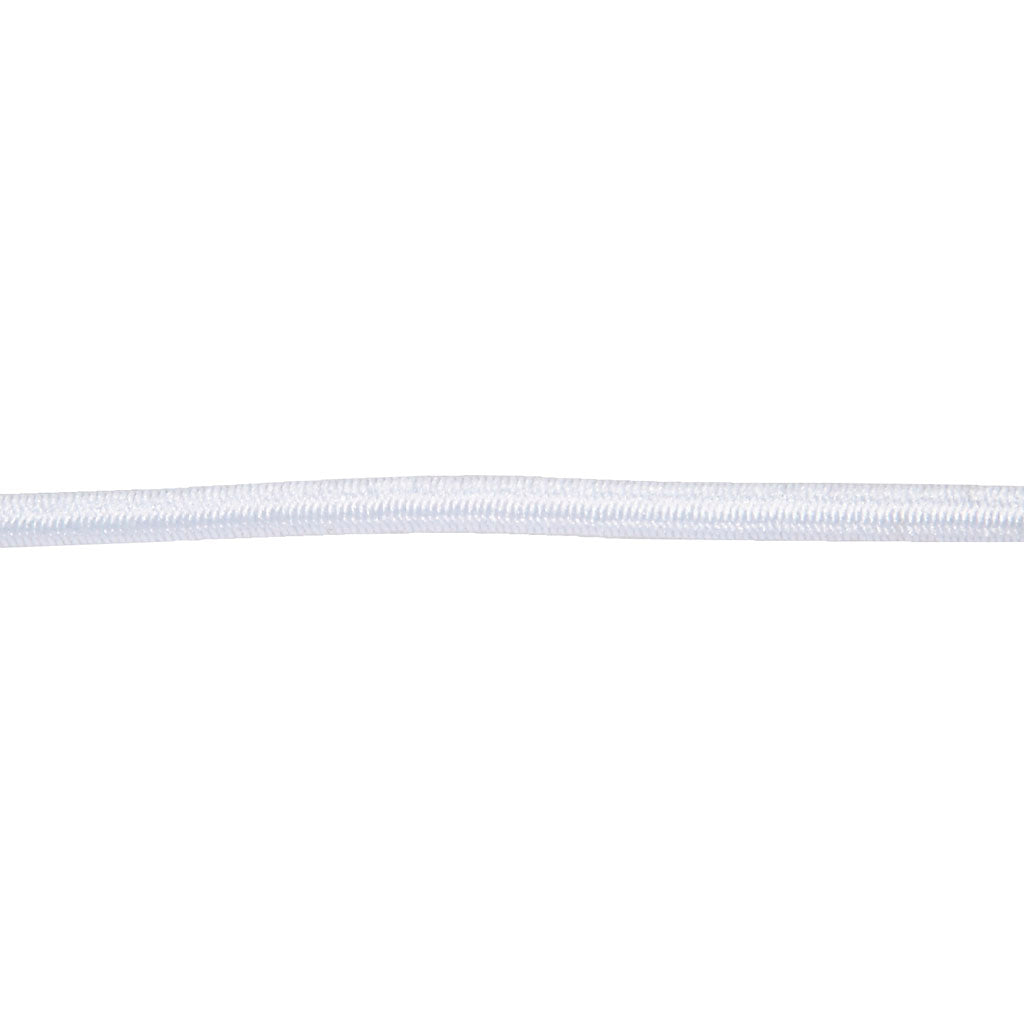 Elastisches Band, Dicke 2 mm, weiß, 25 m