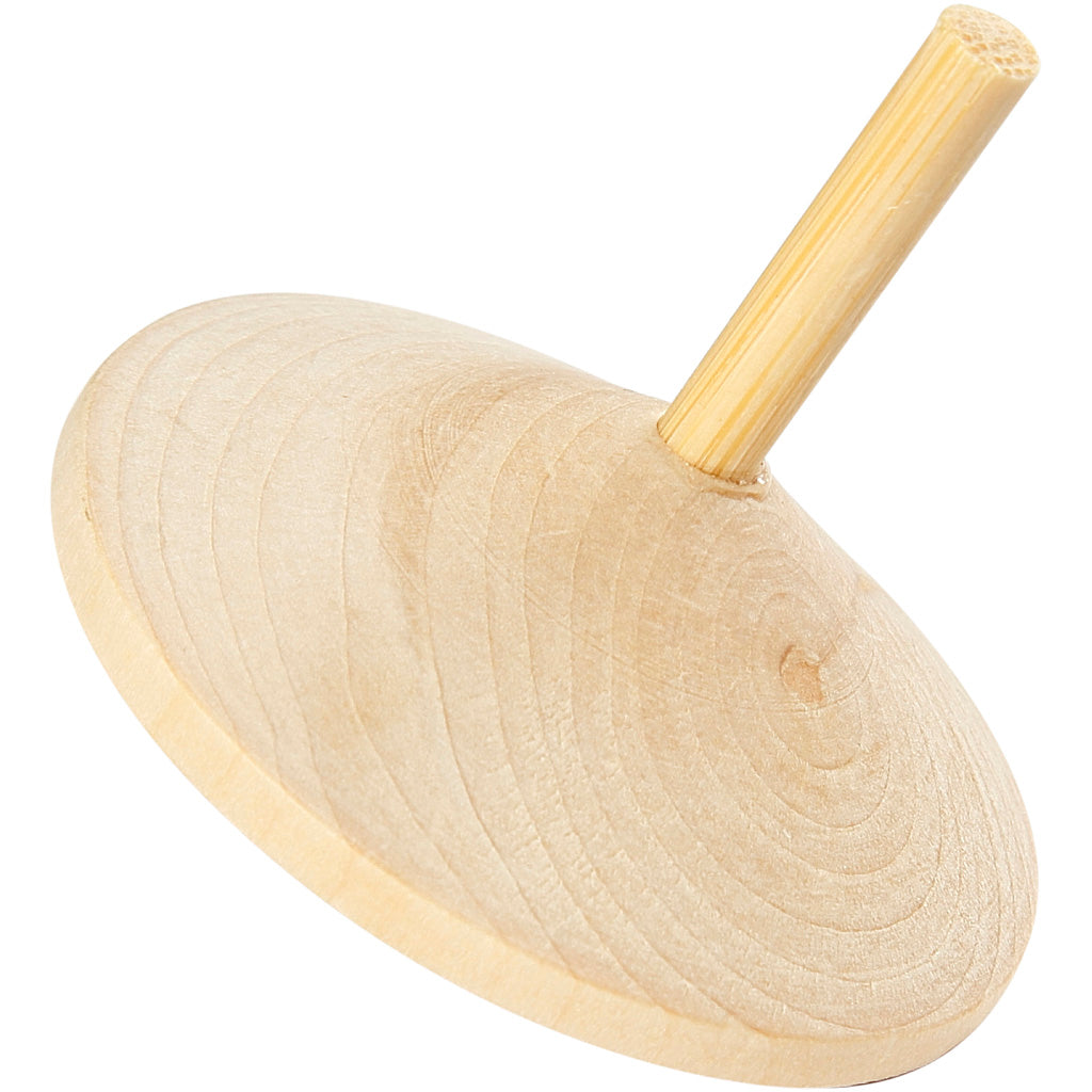Creativ Company Holzkreisel, natur, Ø 5,5 cm