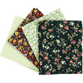 Creativ Company Patchwork-Stoff grün 45x55cm, 4 Stück.