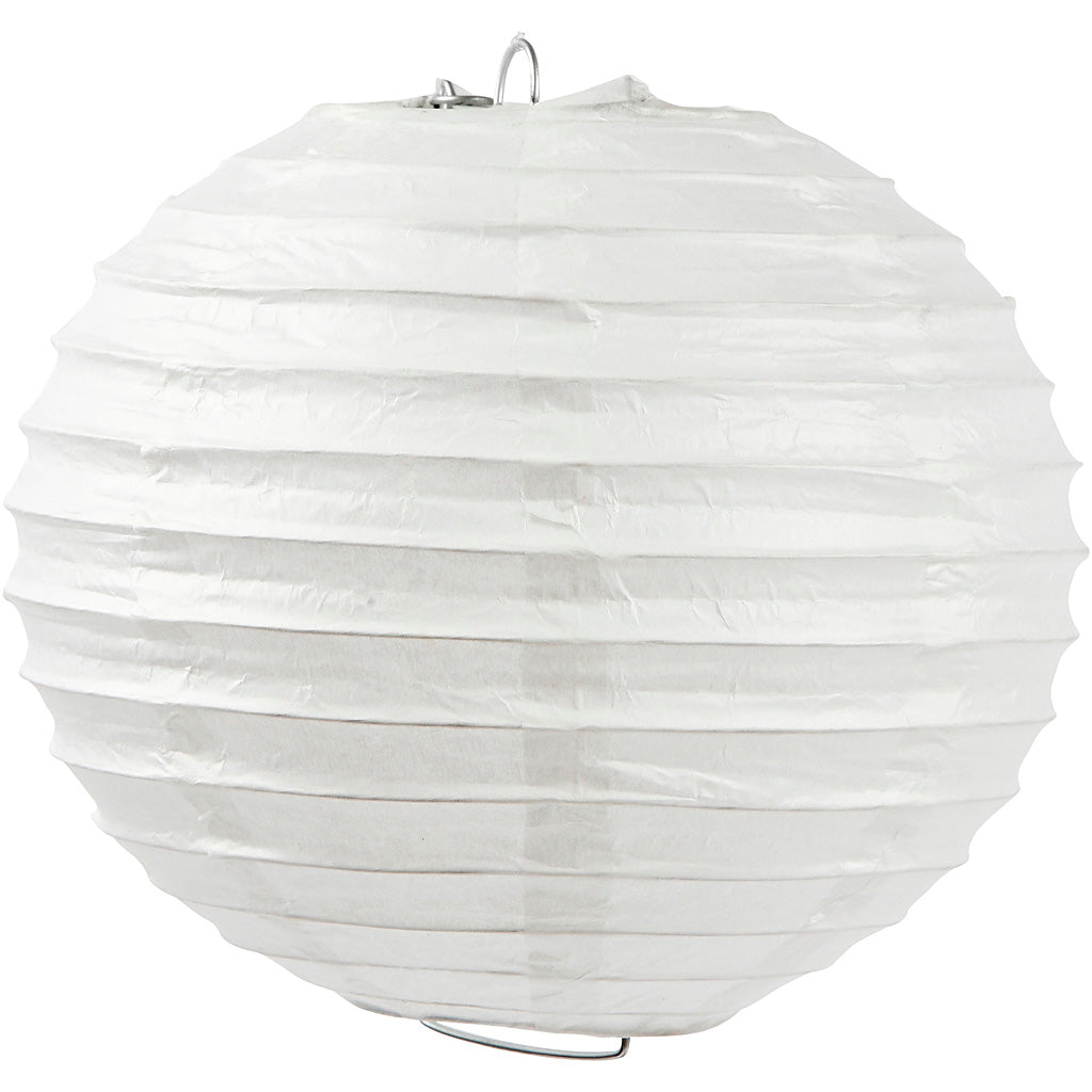 Creativ Company Reispapierlampe, weiß, 35 cm