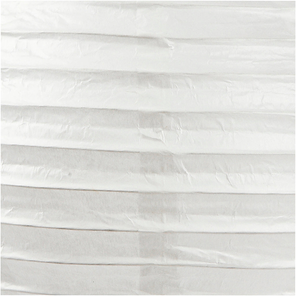 Creativ Company Reispapierlampe, weiß, 35 cm
